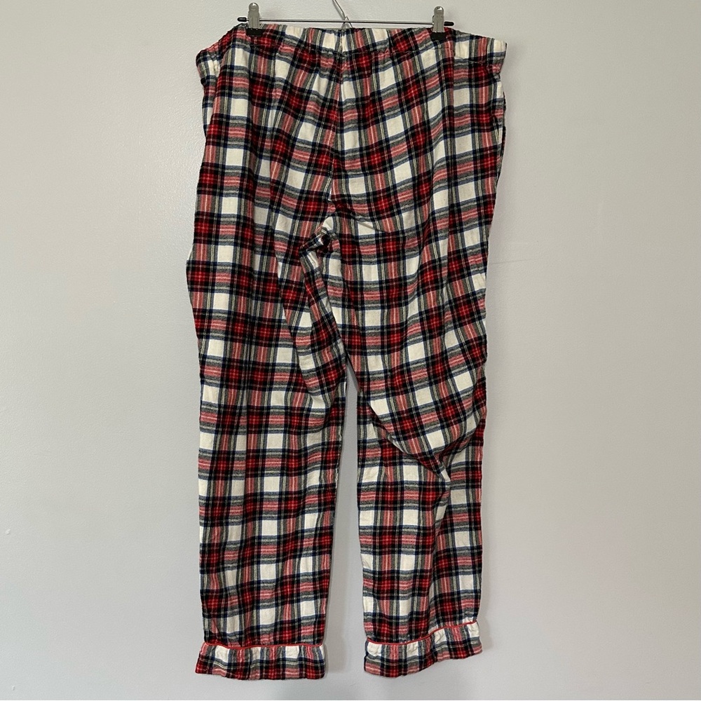 J.Crew Whiteout Plaid Flannel Pajama Set - Picture 11 of 11